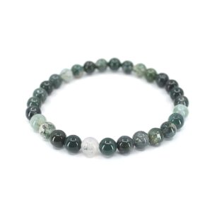 Bracelet Agate Mousse