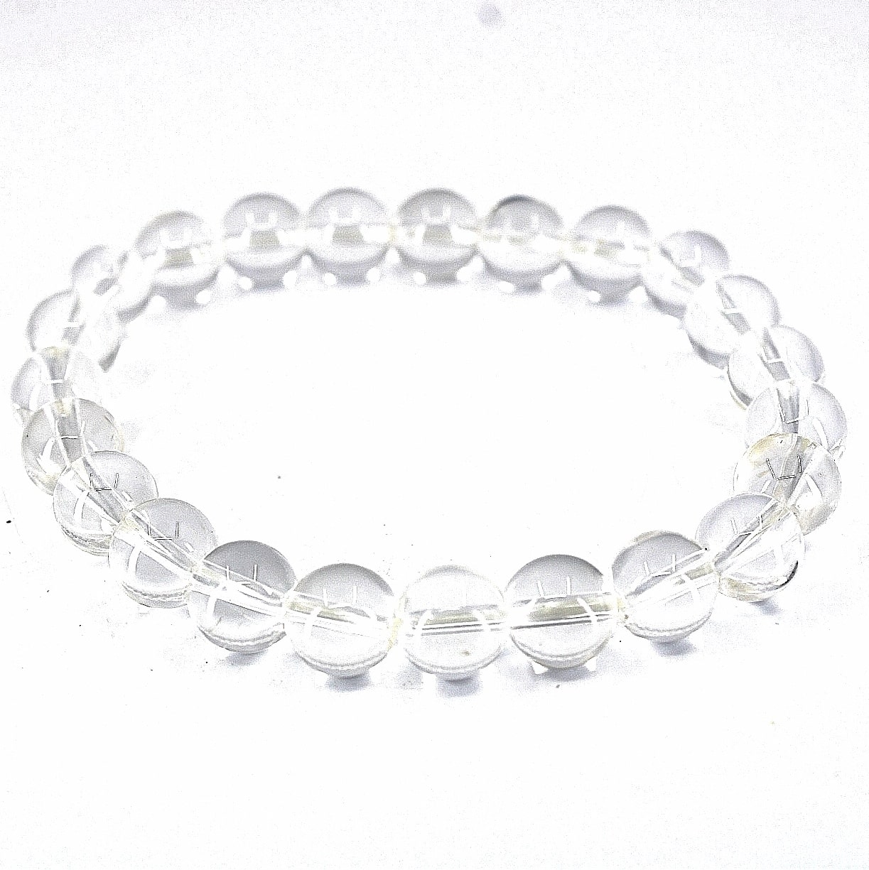 Bracelet en Cristal de Roche – pierre naturelle Bracelet en Cristal de Roche – pierre naturelle