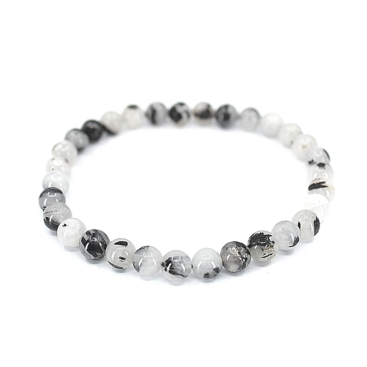 Bracelet Cristal de roche Tourmaline
