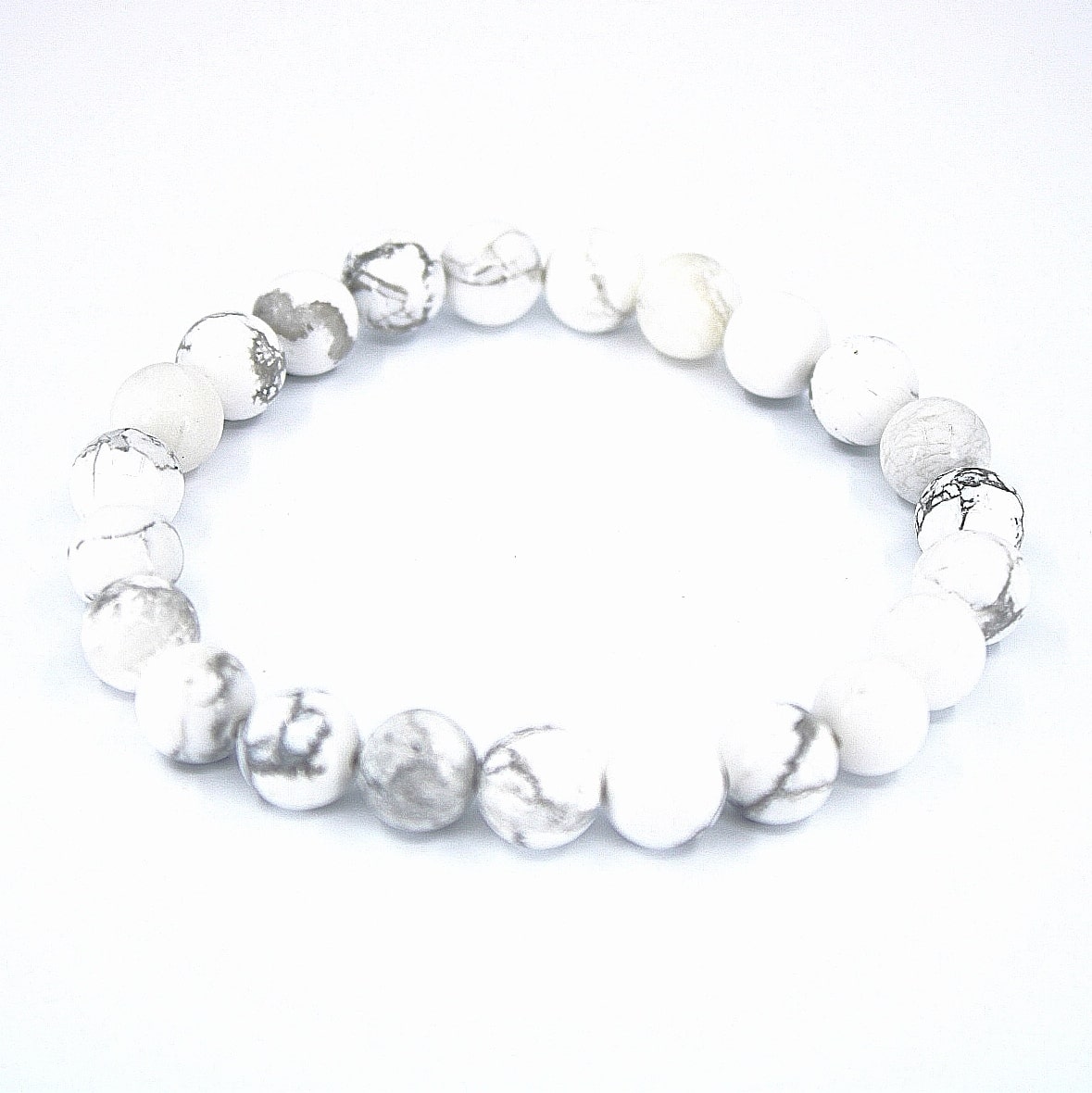 Bracelet Howlite Blanche – Image 2