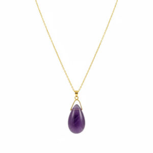Collier Goutte d'Améthyste