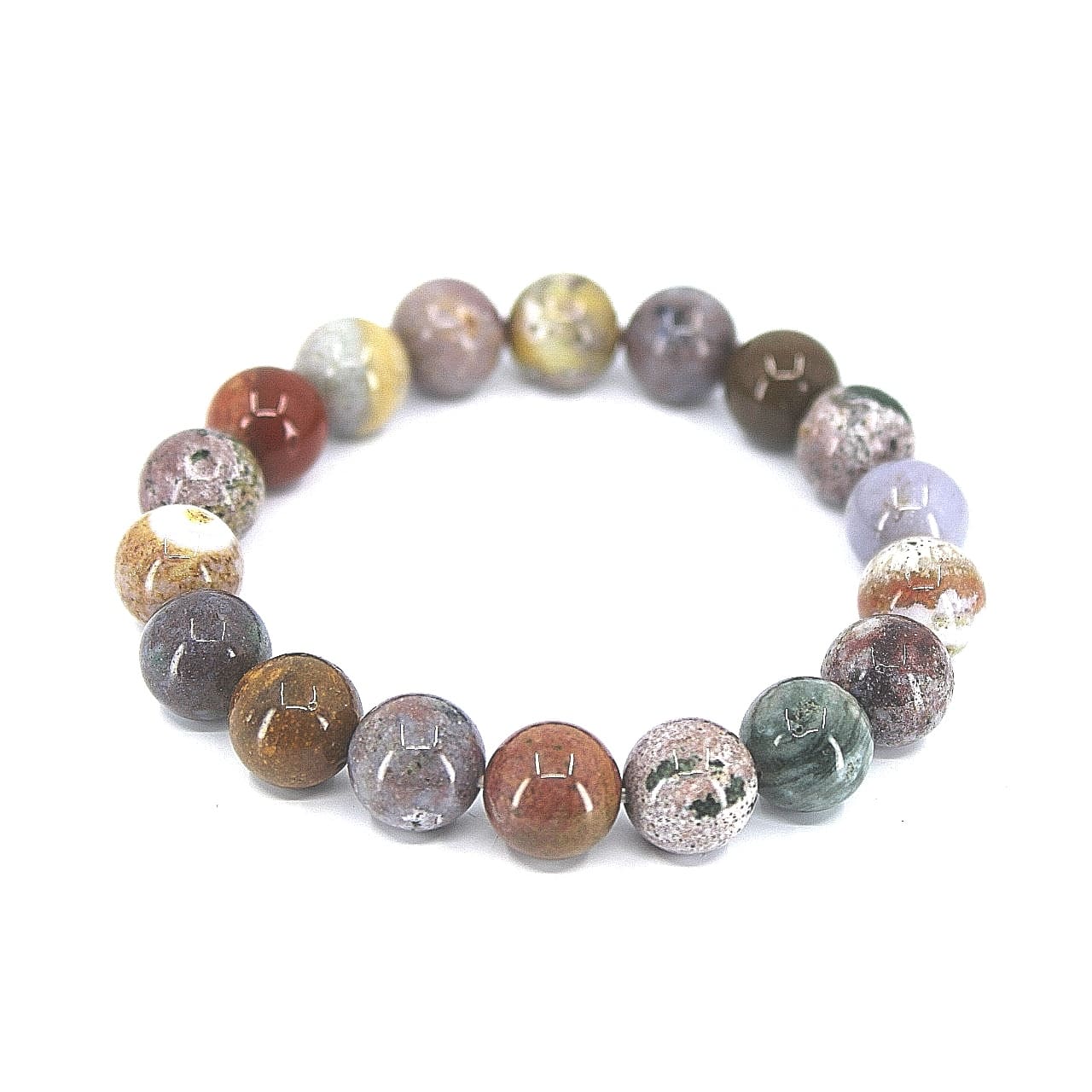 Bracelet en Jaspe Océan – pierre naturelle Bracelet en Jaspe Océan – pierre naturelle