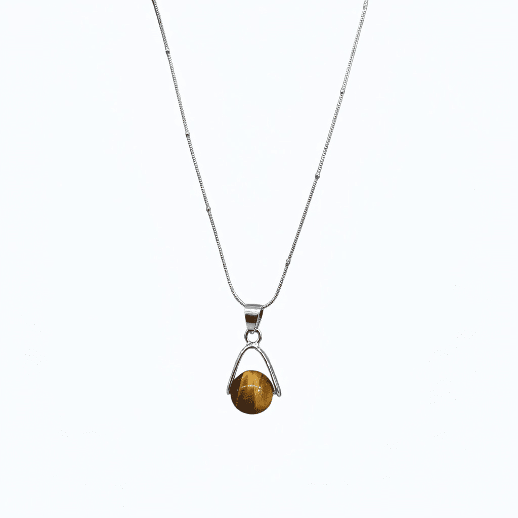 Collier Création Œil de Tigre – Image 2